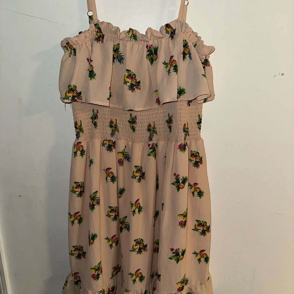 Floral Ruffle Kids Dress